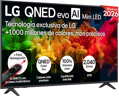 Телевизор LG QNED evo AI QNED80 Mini LED 4K 2026 65" (65QNED80B6B)