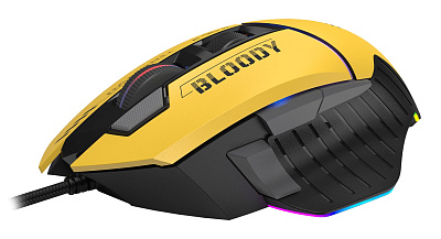 Мышь A4Tech Bloody W95 Max Sports, Lime, USB (W95 MAX SPORTS/ LIME ACTIVATED)