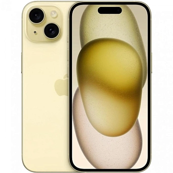 Смартфон Iphone 15 128GB Yellow (MTP23HX/A)