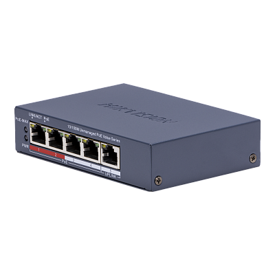Коммутатор Hikvision DS-3E0105P-E/M(C) PoE  (DS-3E0105P-E/M(C))