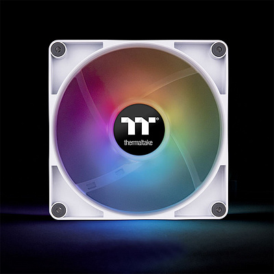 Кулер для компьютерного корпуса Thermaltake CT120 ARGB Sync PC Cooling Fan White (2 pack) (CL-F153-PL12SW-A)