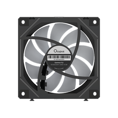 Вентилятор для корпуса Ocypus Gamma F12 UNI BK ARGB - Черный (Gamma-F12-BK1AM00U-GL)