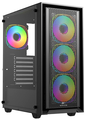 Корпус Wintek Apollo 802-B-M TG, чёрный (802-B-M TG)