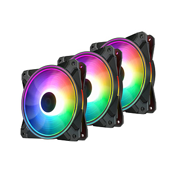 Комплект кулеров для компьютерного корпуса Deepcool FC120-3 в1 (R-FC120-BAMN3-G-1/R-FC120-BKAMN3-G-1)