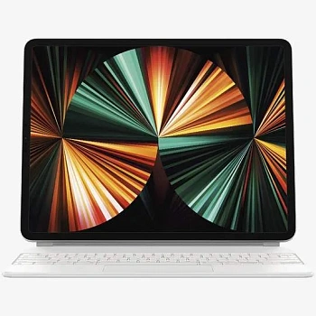 Чехол-клавиатура Apple Magic for iPad Pro 12.9-inch (5th generation) Russian - White A2480 (MJQL3RS/A)