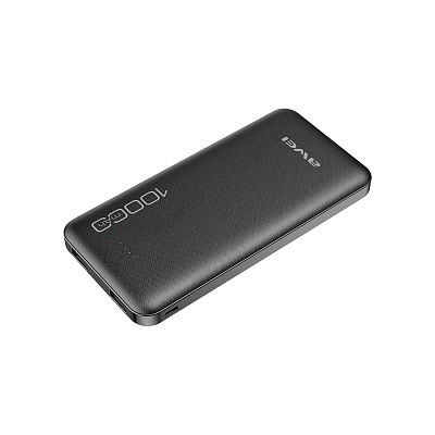  Портативный внешний аккумулятор Awei P28K Power Bank 10000mAh Черный (P28K)