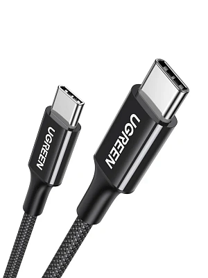 Кабель UGREEN USB C - USB C, 480Mbps, 3A, QC4.0/PD3.0, 60W, 1m, L501 (35254) 