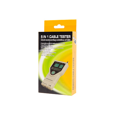 Кабельный тестер Ship G278 Для тестирования BNC RJ-45 RJ-11 USB IEE 1394 Fire Wire (G278)