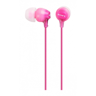 Наушники-вкладыши Sony MDREX15LPPI.AE  розовый (MDREX15LPPI.AE)