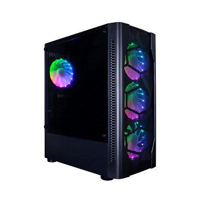 Компьютерный корпус 1STPLAYER D4 Black Без Б/П (CQ-01B-U3-OP)
