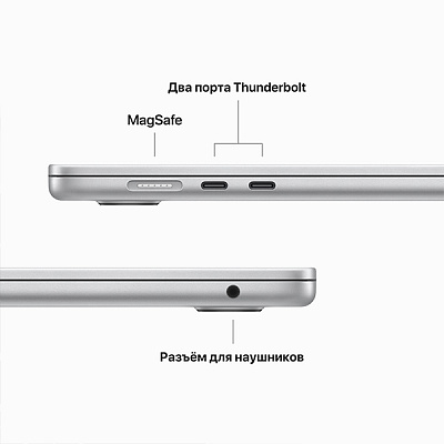 Ноутбук Apple&nbsp; MacBook Air 15&nbsp; Silver&nbsp; M382SUM&nbsp; (MRYP3RU/A)
