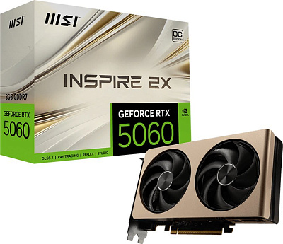Видеокарта MSI GeForce RTX 5060 8G INSPIRE 2X OC (G5060-8I2C)