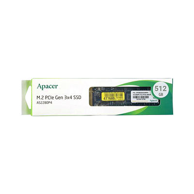 Твердотельный накопитель SSD 512 Gb M.2 PCIe Apacer AS2280P4  AP512GAS2280P4-1 (AP512GAS2280P4-1)