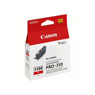Чернильный картридж Canon PFI-5100 Red (6958C001AA)