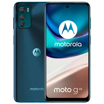 Смартфон motorola moto g42, 4/128GB, Atlantic Green (PAU00022TN)