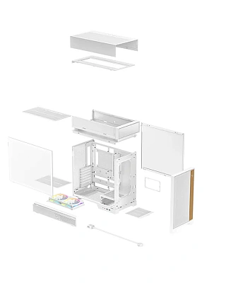 Компьютерный корпус Deepcool CL660 WH (R-CL660-WHNNA0-G-1)