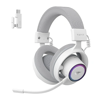 Наушники Havit Fuxi-H8SE, white+gray (2.0301200401035E+15)