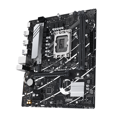 Материнская плата ASUS PRIME B760M-R D4, LGA1700 mATX (PRIME B760M-R D4)