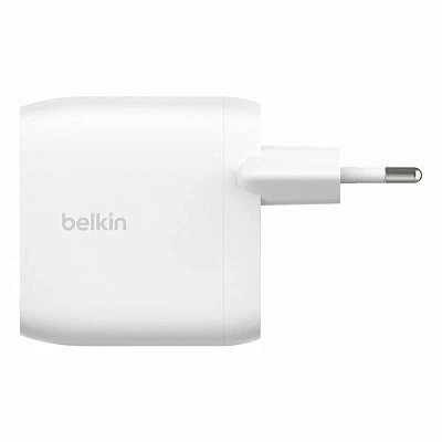 Сетевое зарядное устройство Belkin BoostCharge Pro Dual Usb-C with PPS 60W White (WCB010vfWH)