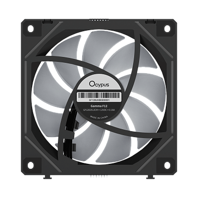 Вентилятор для корпуса Ocypus Gamma F12 UNI BK ARGB 3-IN-1 (Gamma-F12-BK3AM00U-GL)