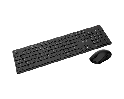Комплект клавиатура + мышь MSI FORGE K200 WIRELESS COMBO Черный (FORGE K200 W COMBO)