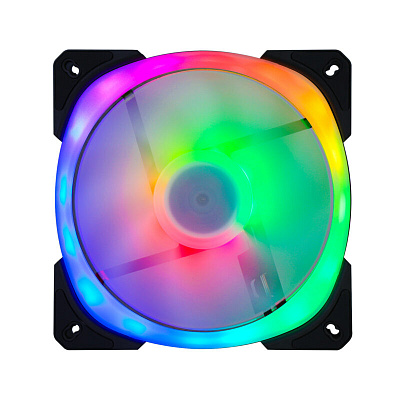 Кулер для корпуса GELID LYRA ARGB, FN-Lyra-01, 14cm, 750-1600rpm, 4Pin, Double Ball Bearing (FN-Lyra-01)