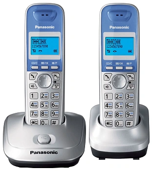 Радиотелефон PANASONIC KX-TG2512 (RUS) Серебристый (KX-TG2512RUS)