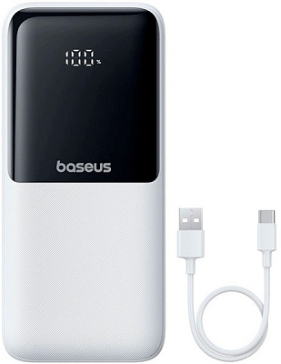 Портативный внешний аккумулятор Baseus Lipow, 20000mAh 22.5W - White (P10079102213-00)