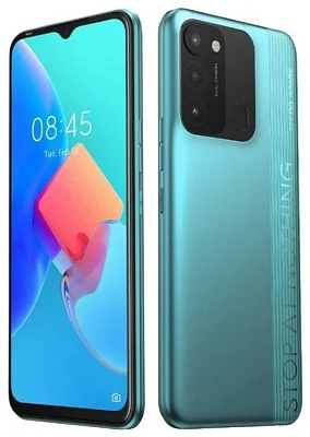 Смартфон Tecno Spark 8C, T606 4/128GB (KG5K/TURQUOISE CYAN)