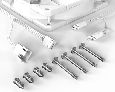 Вентилятор для корпуса ID-Cooling TF-12025-Pro ARGB White (ID-FAN-TF-12025-PRO-ARGB WHITE)