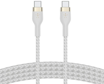 Кабель Belkin USB-C to USB-C, 1M, White (CAB011BT1MWH)