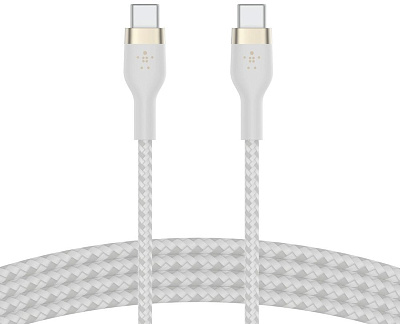 Кабель Belkin USB-C to USB-C, 1M, White (CAB011BT1MWH)