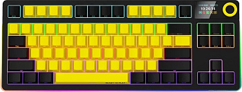 Клавиатура Lorgar KBP70TKLW, Black/yellow (LRG-KBP70TKLW-YL-RU)