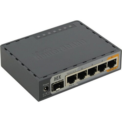 Маршрутизатор MikroTik hEX S RB760iGS  (RB760iGS)