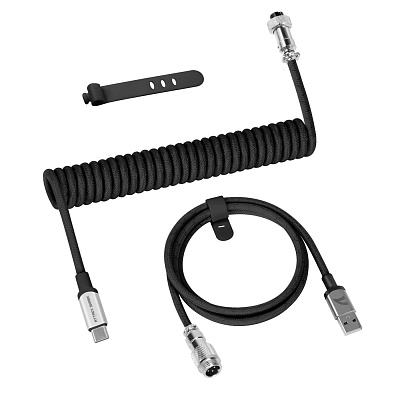 Кабель для клавиатуры Attack Shark C01Pro Black USB A to Type C (C01Pro Black)