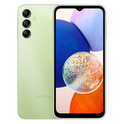  Смартфон Samsung Galaxy A14 64Gb Green (SM-A145FLGUSKZ)