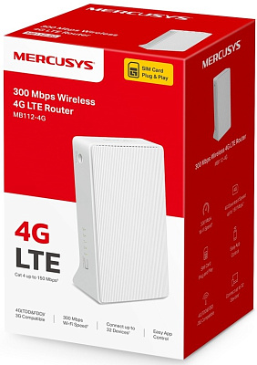 Маршрутизатор беспроводной Mercusys MB112-4G (MB112-4G)