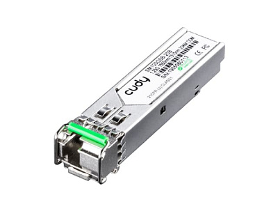 Оптический транссивер GbE SFP WDM CUDY SM100GSB-40B  (SM100GSB-40B)