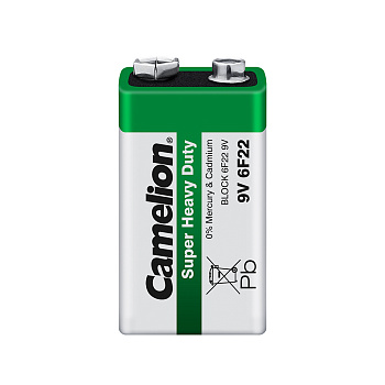 Батарейка CAMELION Super Heavy Duty 6F22-SP1G (6F22-SP1G)