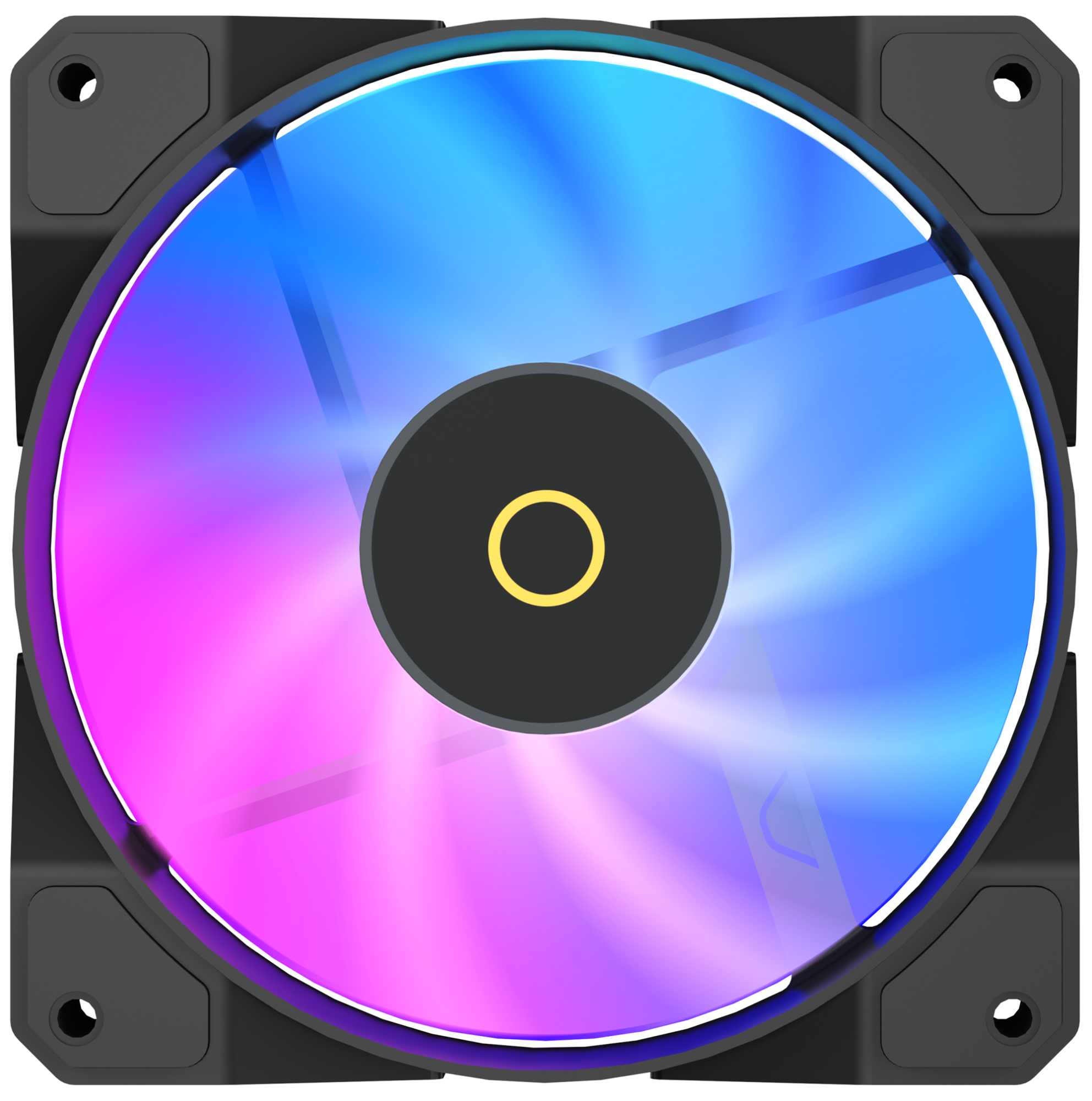 Вентилятор для корпуса Ocypus Beta F12 BK ARGB, Черный (Beta-F12-BK1AM00X-GL)