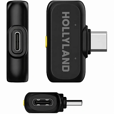 Петличный микрофон Hollyland Lark A1 Duo черный (6976068118374)