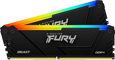 Оперативная память Kingston FURY Beast RGB 32GB 3200MT/s DDR4 (Kit of 2) (KF432C16BB2AK2/32)