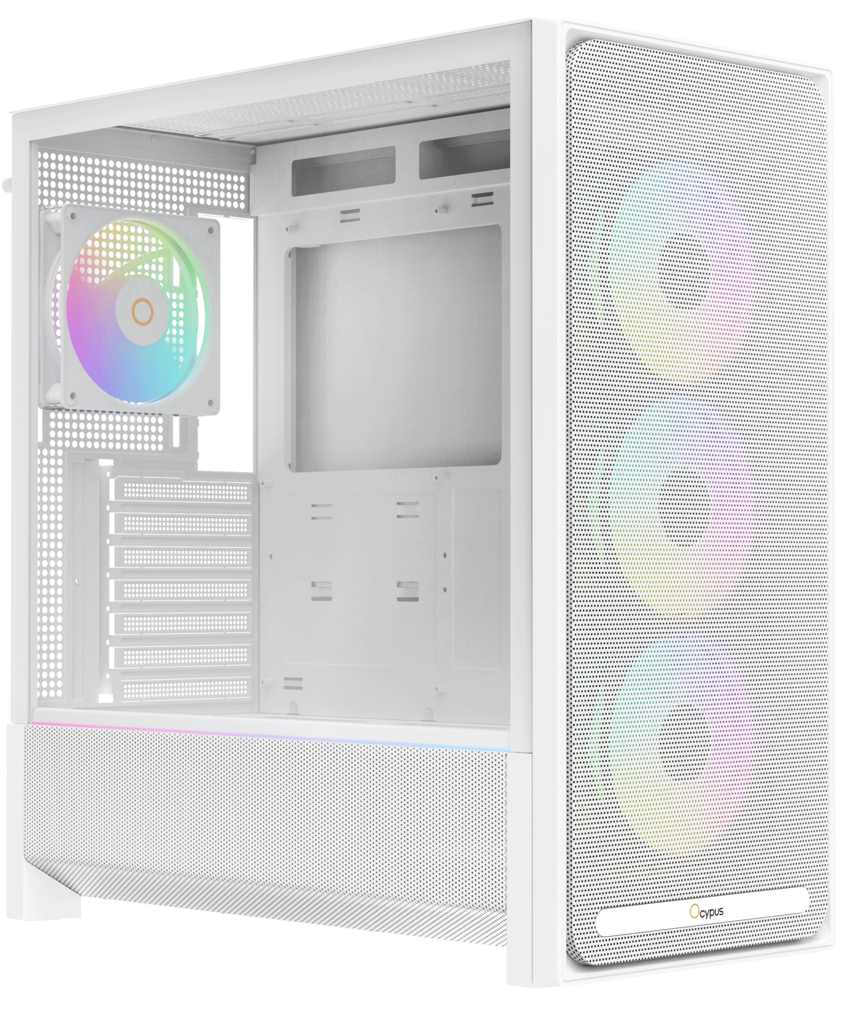 Корпус Ocypus Delta C70 WH ARGB (Delta-C70-WHG400XX-GL)