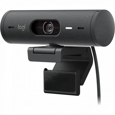 Веб-камера Logitech Brio 500/505 Full HD, черный 960-001422 (960-001422)