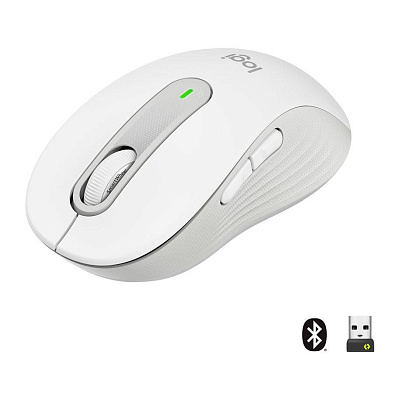 Мышь беспроводная Logitech Signature M650 L Wireless Mouse - OFF-WHITE (910-006238)