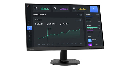 Монитор Lenovo D24-40 - Black, 23.8" (67A2KAC6EU)