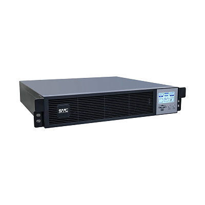 Источник бесперебойного питания SVC 2000VA, 2000W, Black (RT-2KLN-LCD)