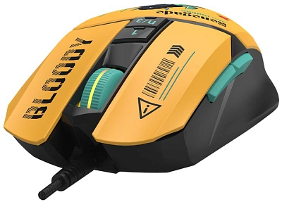 Мышь A4Tech Bloody W63 Max Renegade Yellow Sunset (W63 MAX/ RENEGADE SUNSET ACTIVATED)