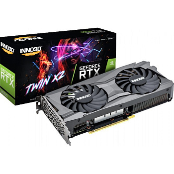  Видеокарта Inno3D GeForce RTX3060 Twin X2, 12G GDDR6 192-bit (N30602-12D6-119032AH)