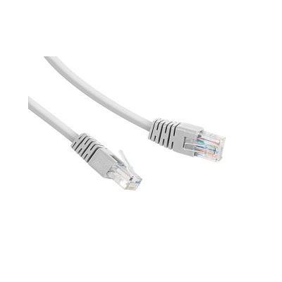 Патч-корд UTP Cablexpert PP12-7.5M кат.5e, 7.5м, литой, многожильный (серый) (PP12-7.5M)